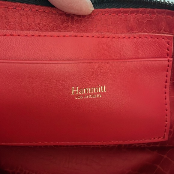 Hammitt “Richard” Large Black Suede Wristlet - Picture 7 of 11